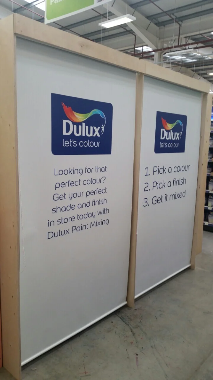 Blackout Screen Blinds at Dulux, Dublin