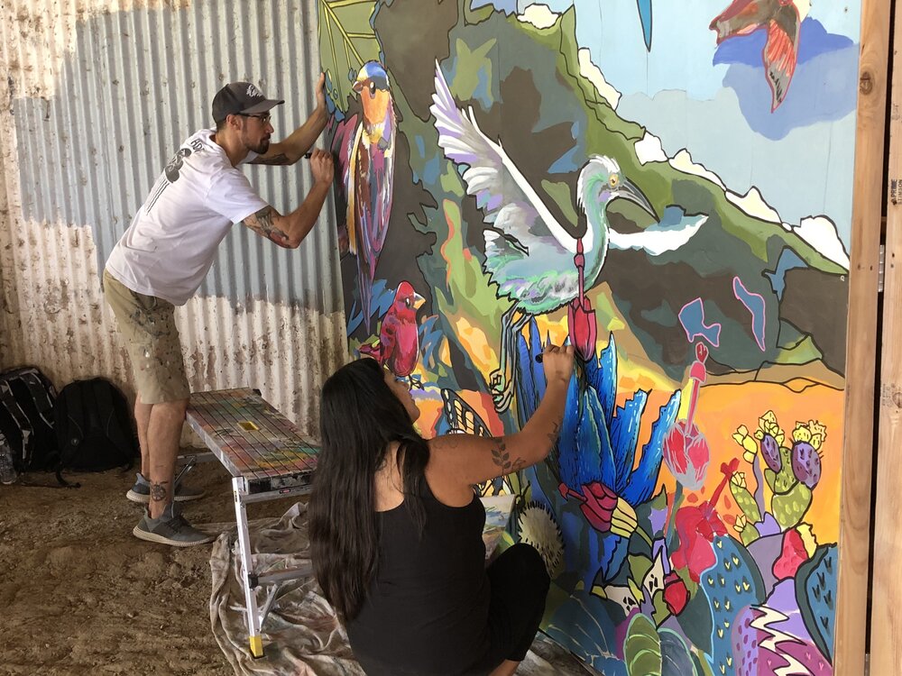 A local artist paints a mural with community members to imagine what an underutilized highway underpass can become.Read More →