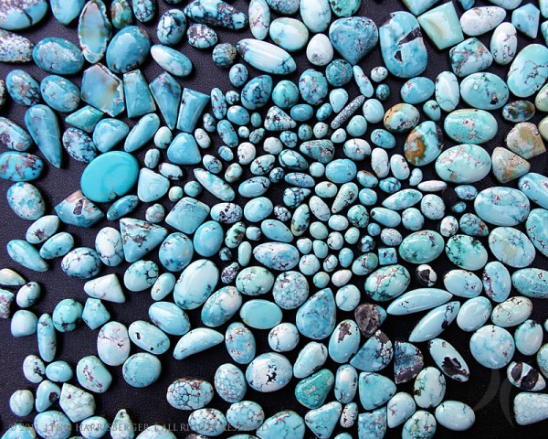 Blue Moon Turquoise Cabs - Gemstones!