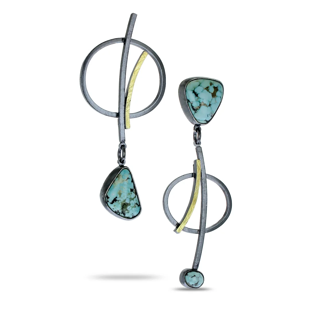 Copy of Natural Blue Moon Turquoise - Lynn Harrisberger Jewelry