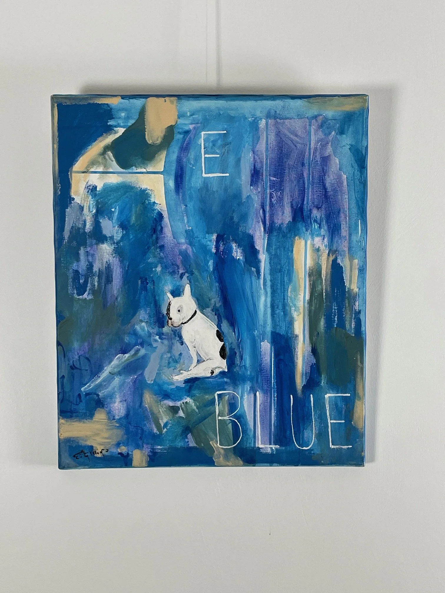 French Bulldog E Blue