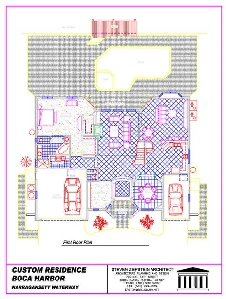 First floor furniture plan