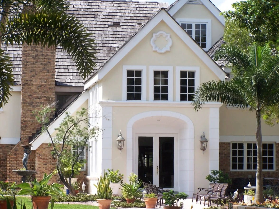 Front entry addition: Long Lake Estates