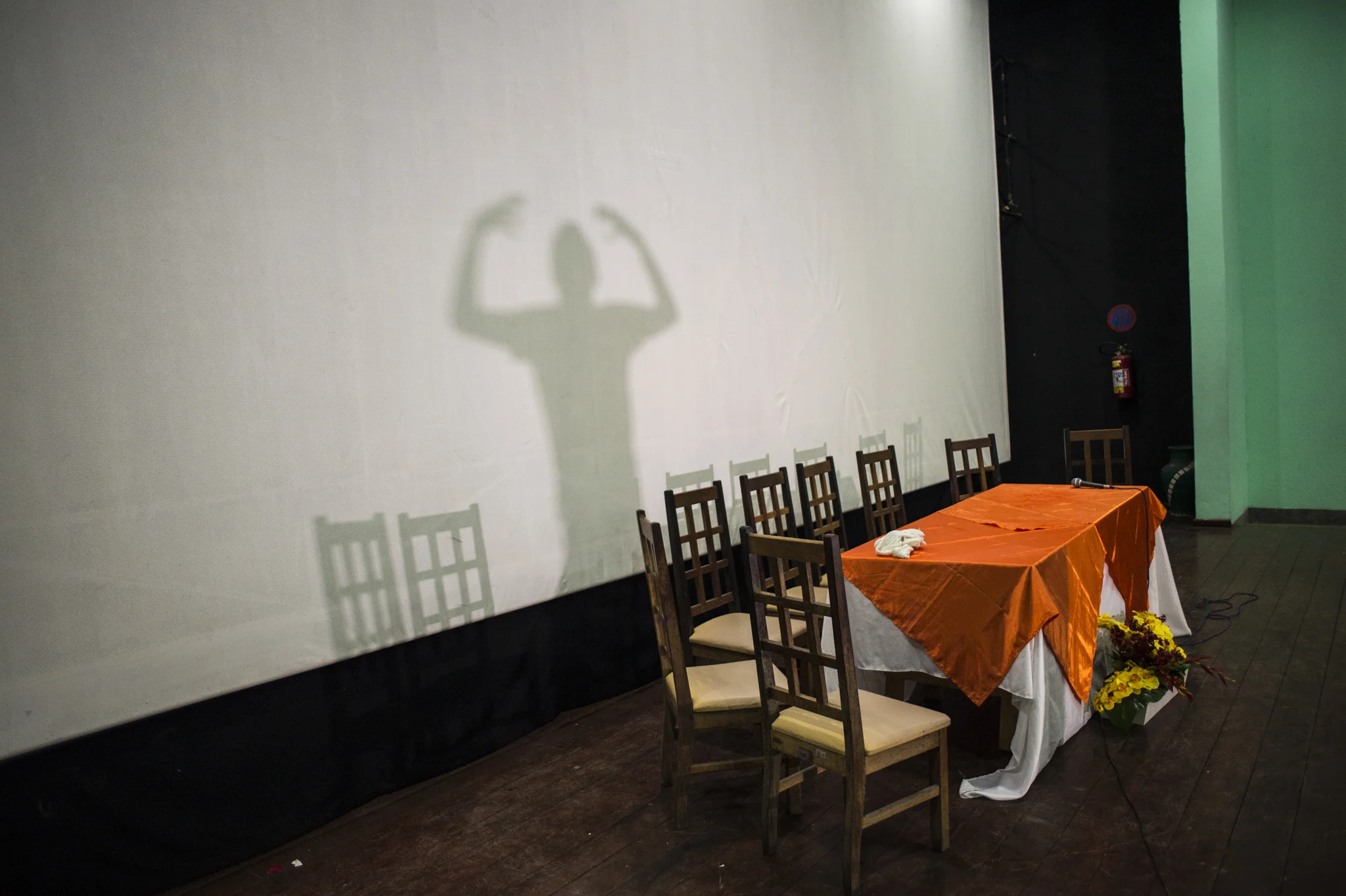  A young declamator poet perform in a cultural exhibition about the importance of water in Afogados da Ingazeira, Sertao Pernambucano, Brazil. This old tradition is still up thanks to new generations that continue to perform in community events with 