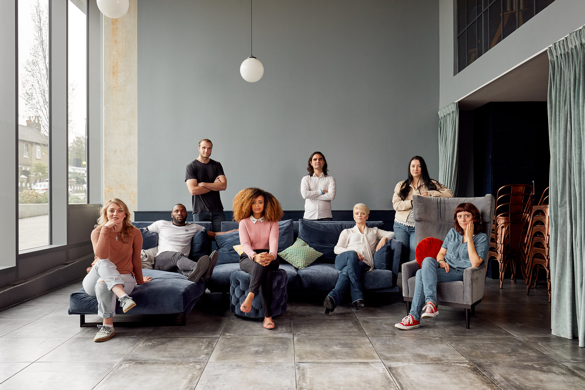 Members of Old Oak commune, for Norwegian Airlines magazine