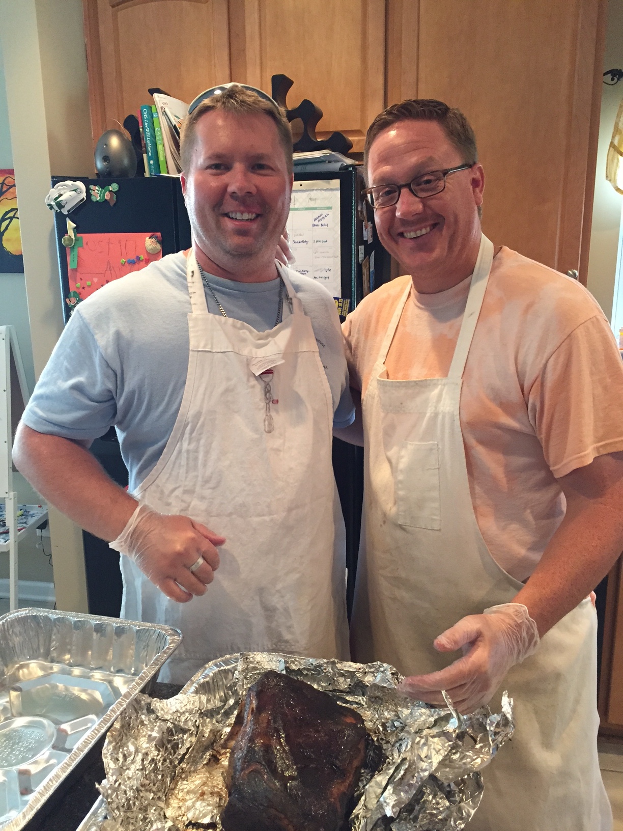 Rodney (right) and I doing what we do!!