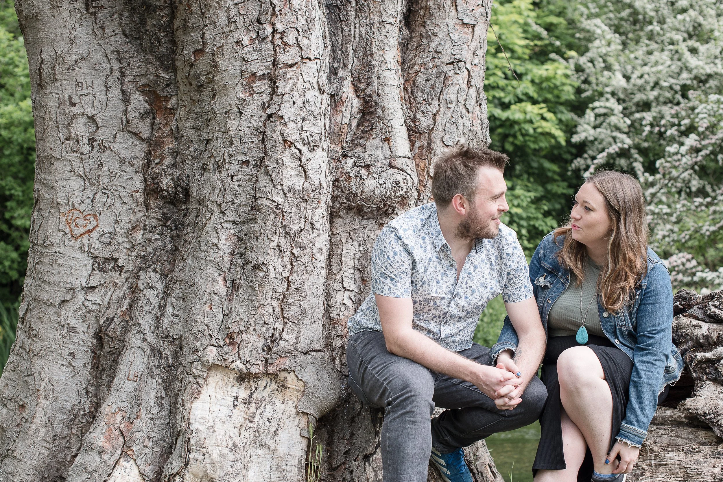 Engagment shoot at Footscray meadows.