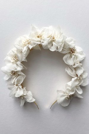 Florence wedding headband — Eden b. Studio