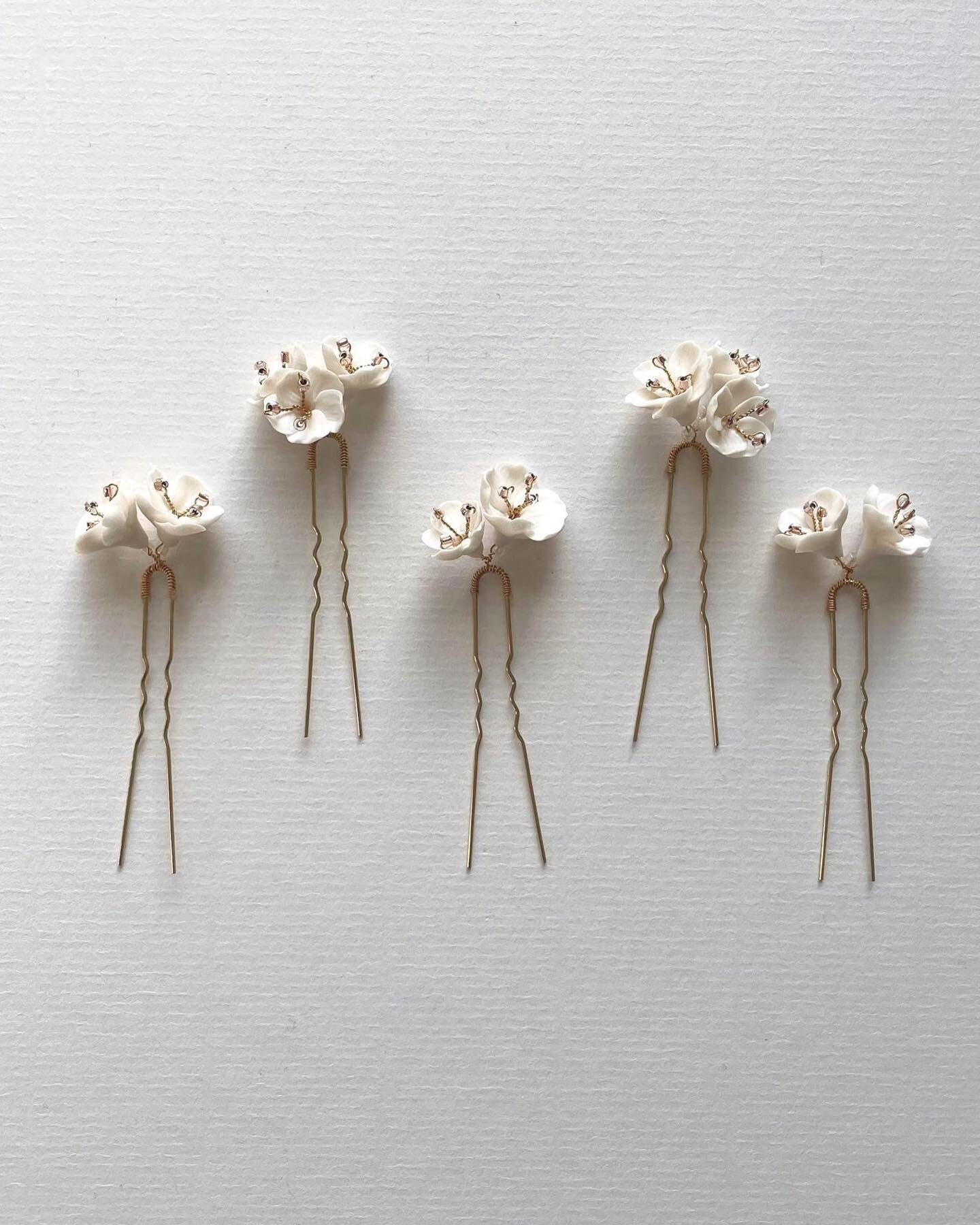 Delicate &amp; playful, MARGOT hairpins are perfect for adding subtle detail 🤍