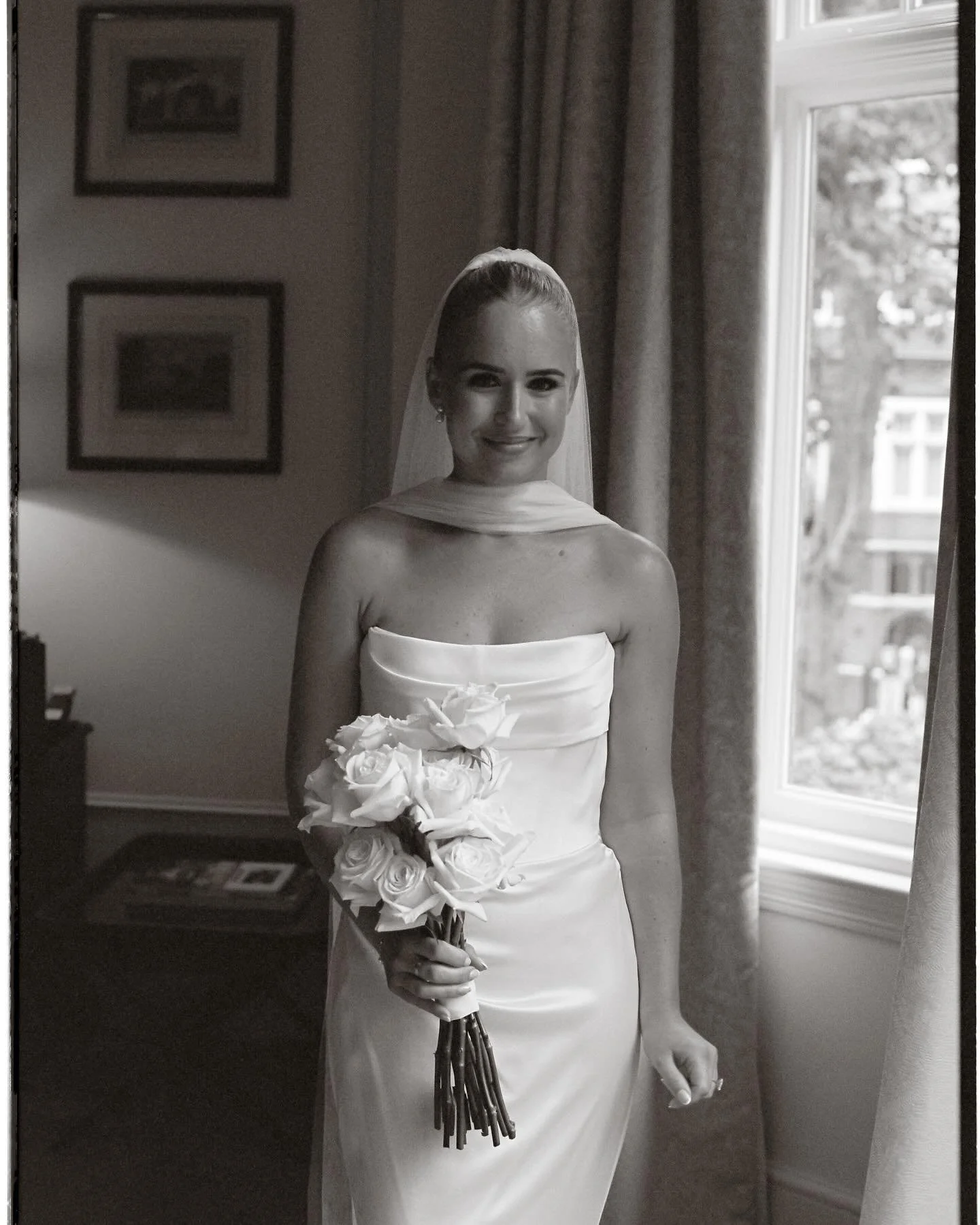 Chic bridal personified! Eden b bride Katie wearing the STEVIE NECK SCARF + SOFIA VEIL 

Some very kind words from lovely Katie 
&ldquo;Just wanted to send a message as I wore your beautiful Sofia veil and Stevie scarf for my wedding last month, and 