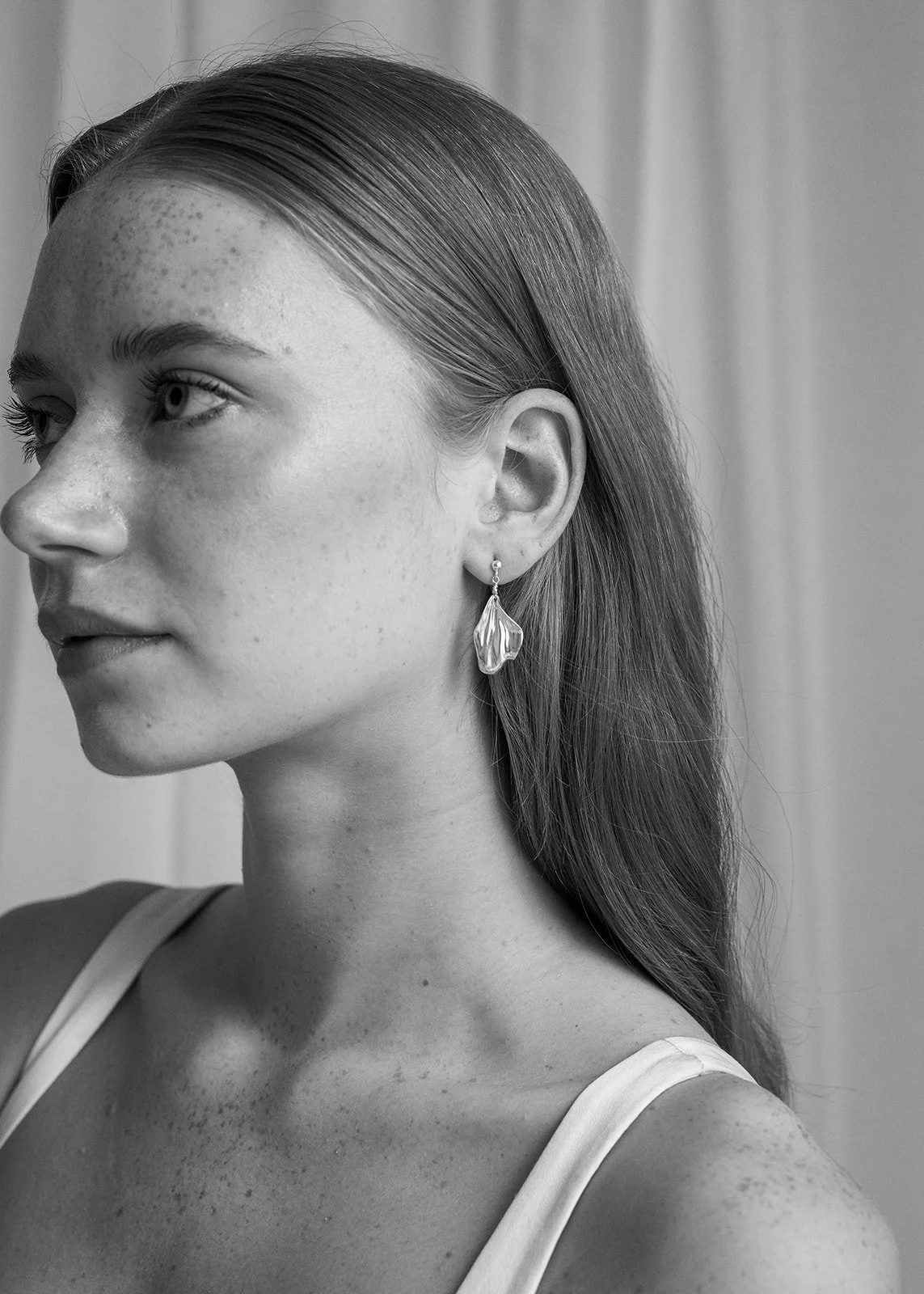 Ada Drop Earrings Sterling Silver