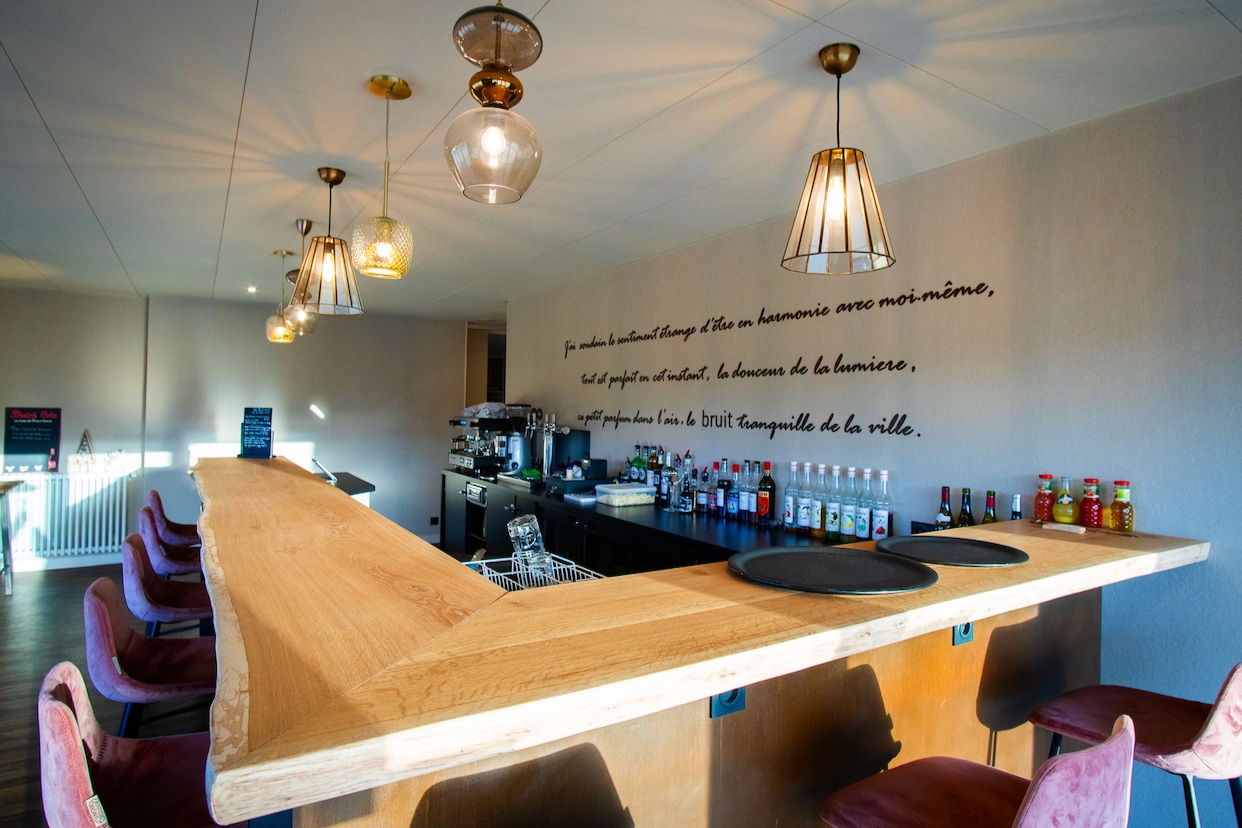 Wood-Wapiti for “Couleurs et Nuance / Delphine Pidoux” - ” Restaurant Le Bruit qui court “ France.