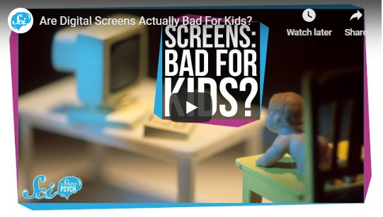 Screens: Bad for kids?