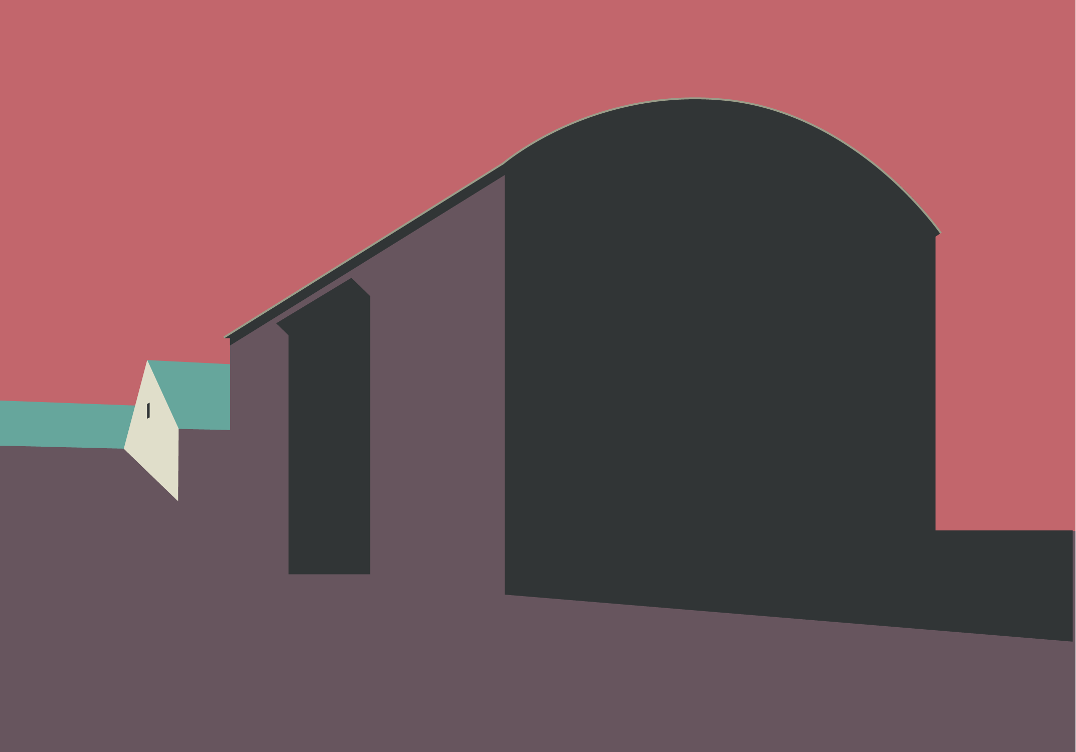 Dark barn