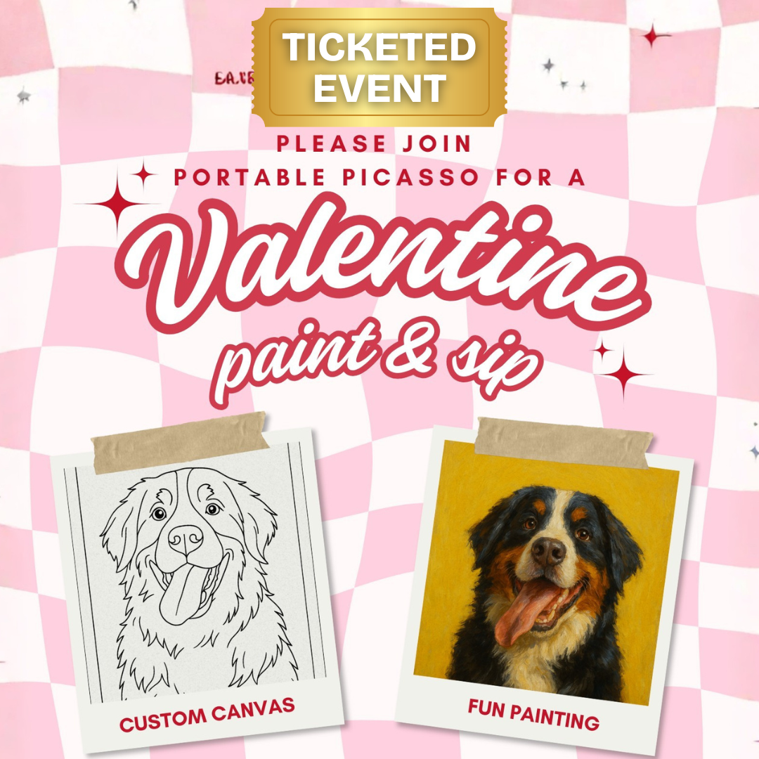 Valentine Paint &amp; Sip (TICKETED EVENT)