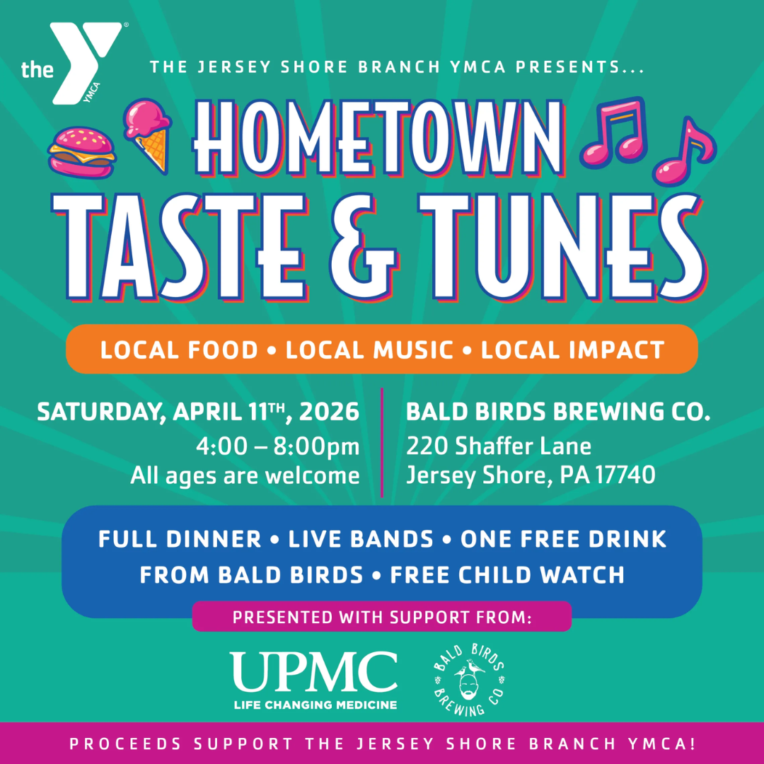 Hometown Taste & Tunes - Hosted by Jersey Shore YMCA (*TICKETED EVENT*)