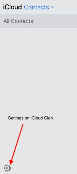 Click on the Settings Icon