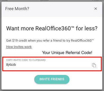 Copy your referral code and share with anyone!