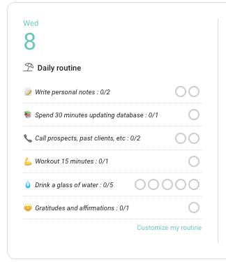 Your classic routine