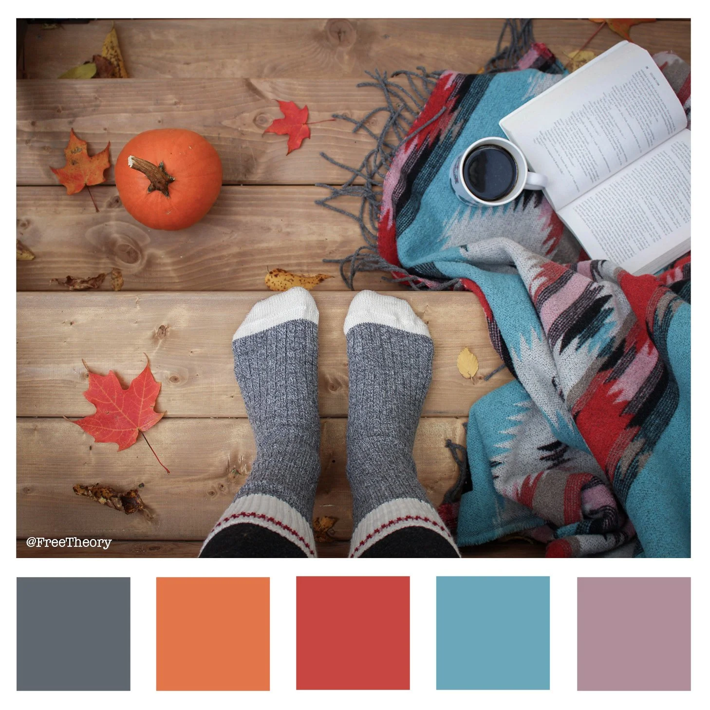 Rustic Reading Nook Color Palette
