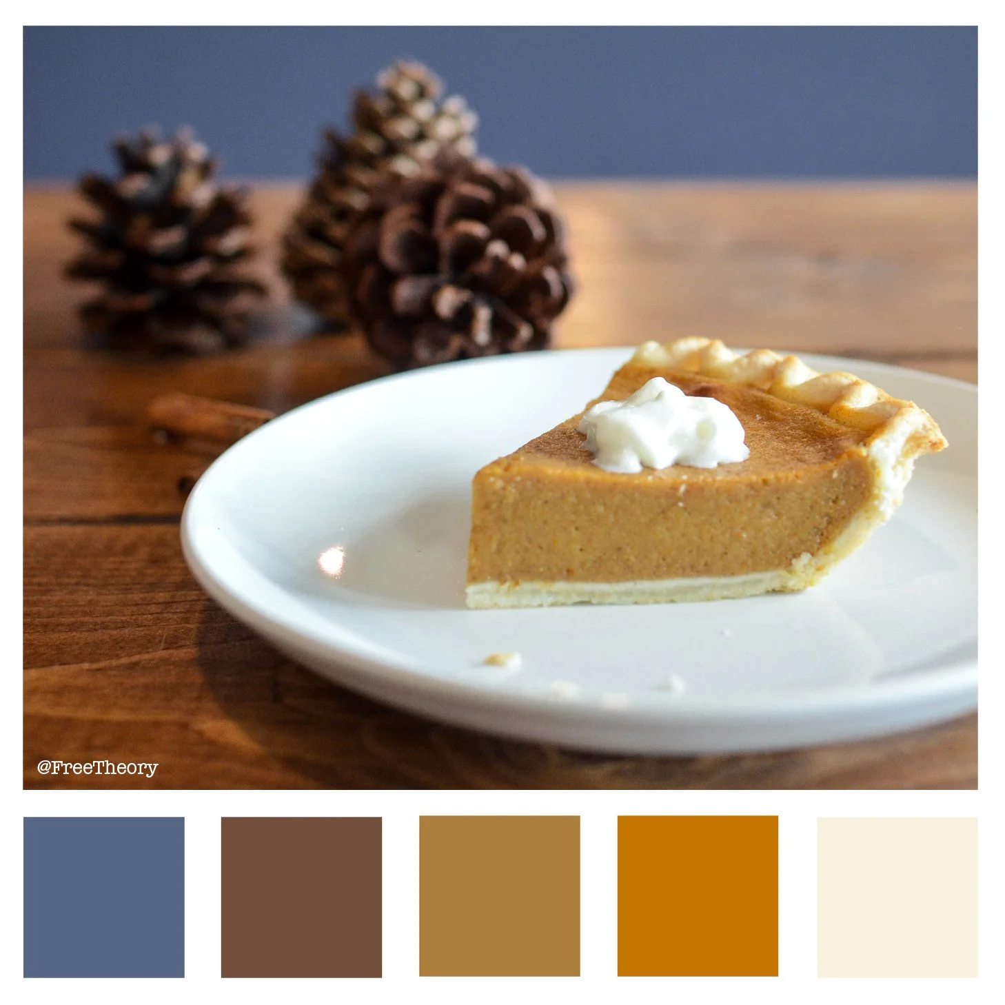 Slice of Pumpkin Pie Color Palette 