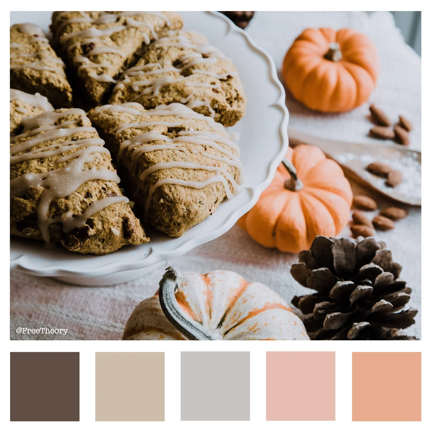 Pumpkin Scones Color Palette