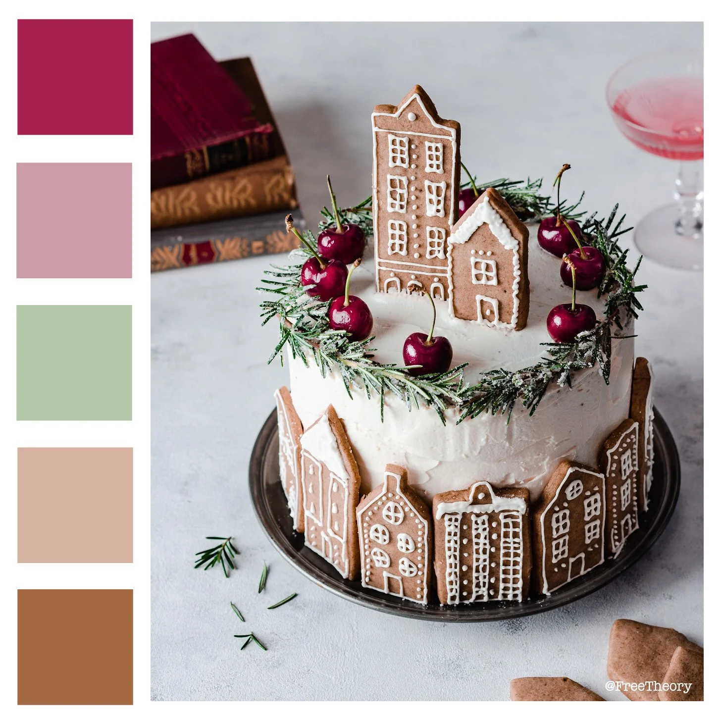 Gingerbread Cake Color Palette