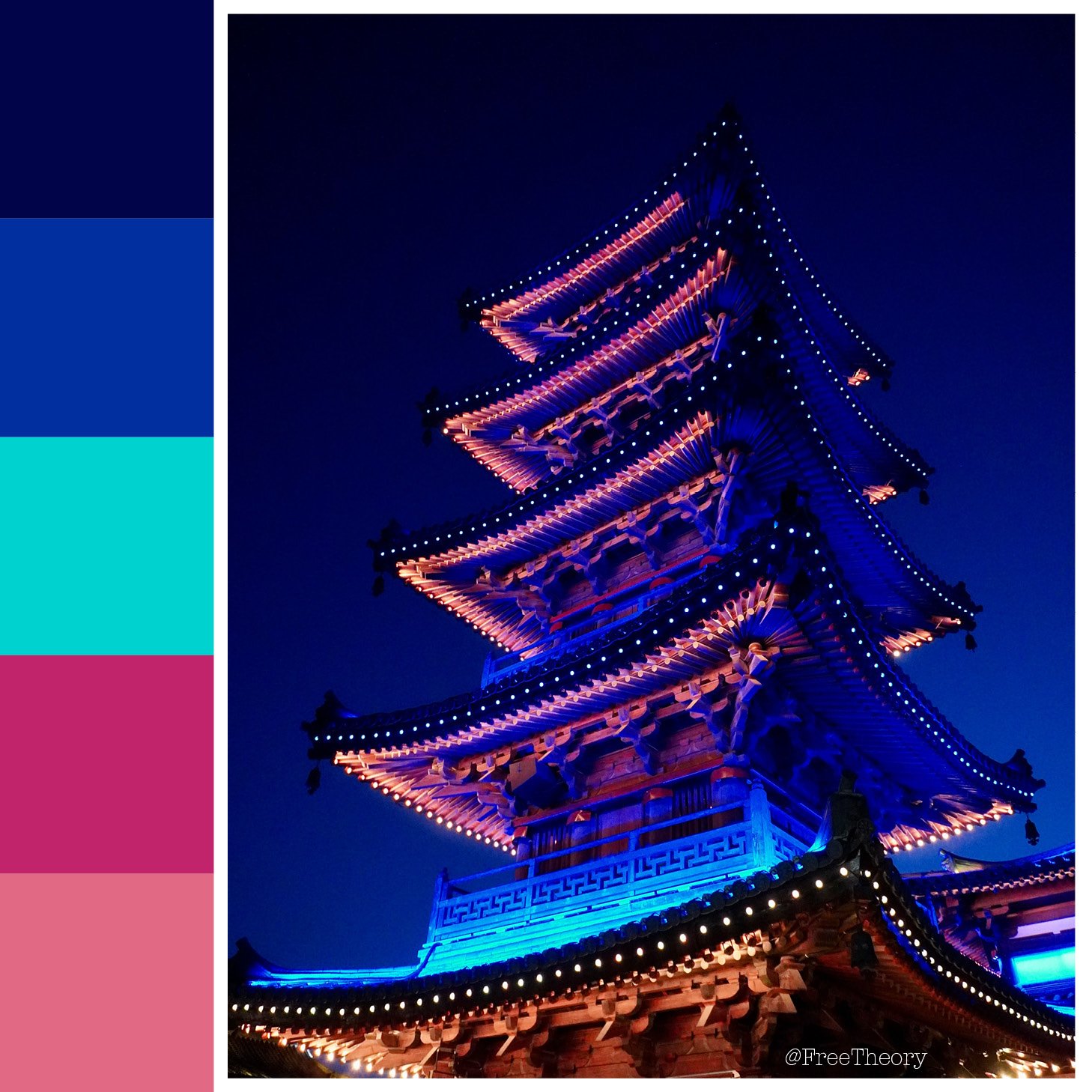 Nianhua Bay Scenic Area, Wuxi, China Color Palette