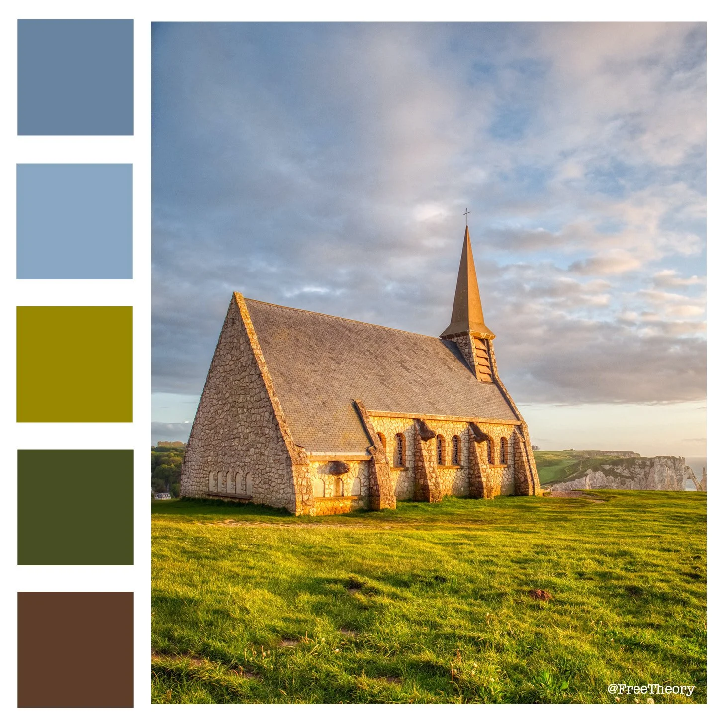 Chapelle Notre Dame de la Garde at Etretat