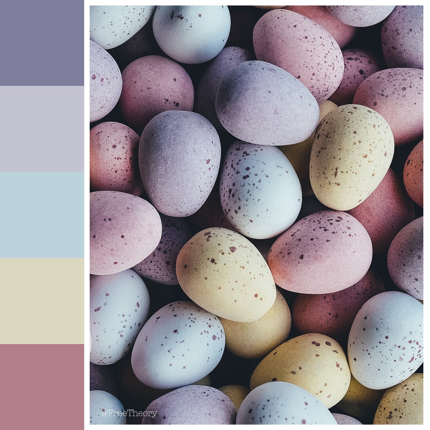Pastel Chocolate Eggs Color Palette