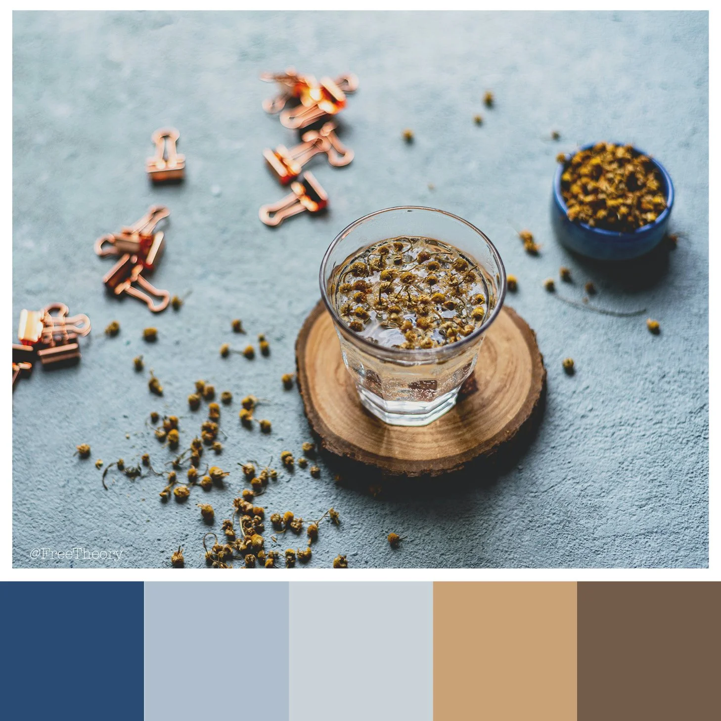 Chamomile Tea Color Palette