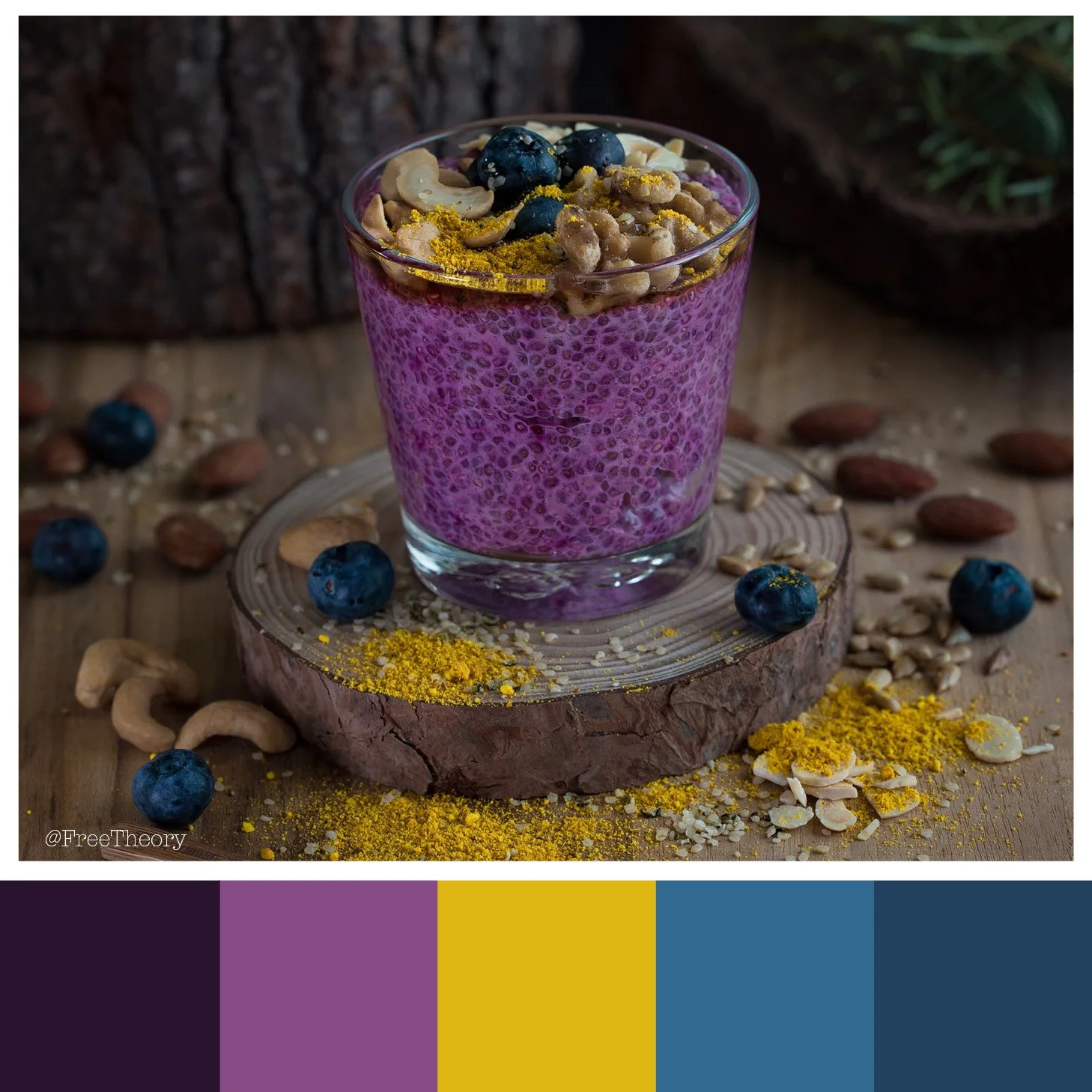 Blueberry Smoothie Color Palette
