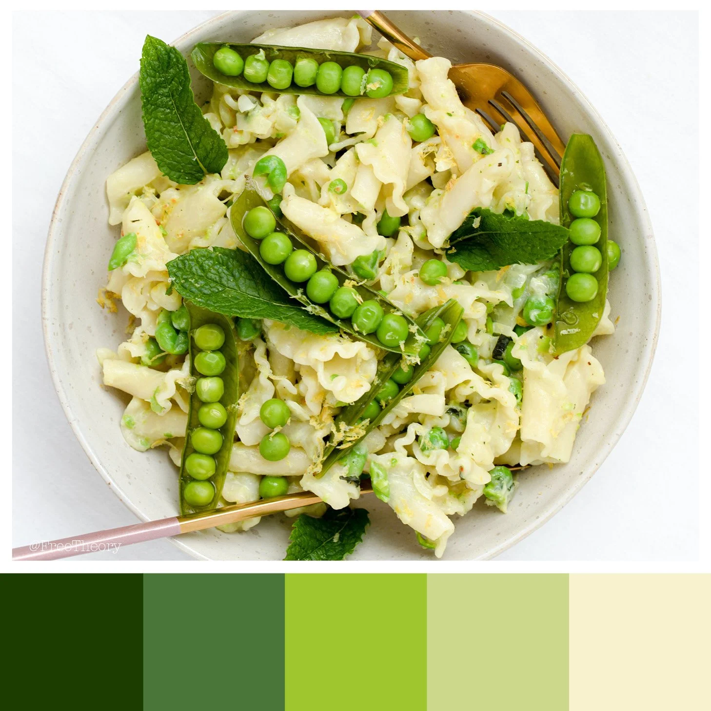 Peas and Pasta Color Palette