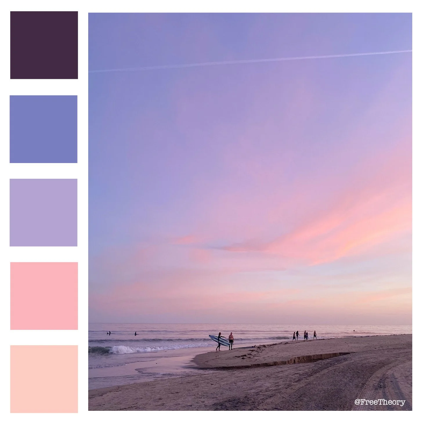 Purple Sunset Color Palette