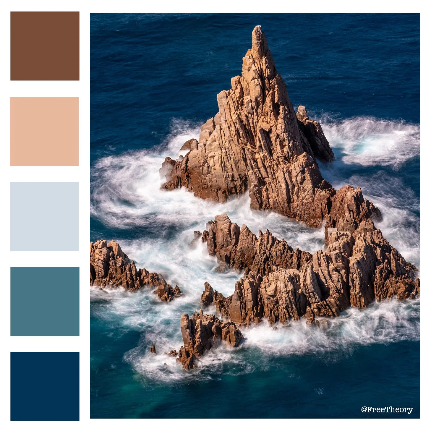 Corsica, France Color Palette