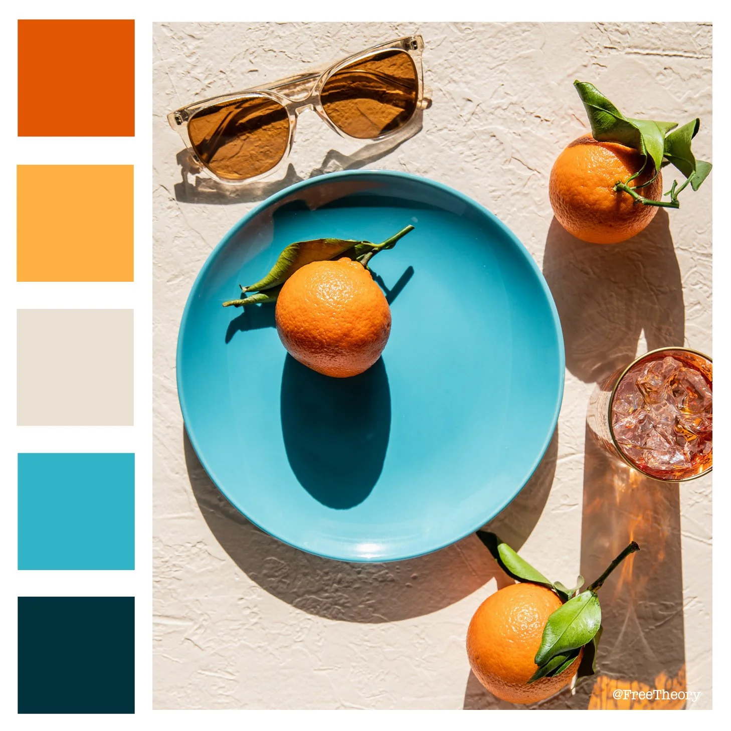 Oranges in Summertime Color Palette