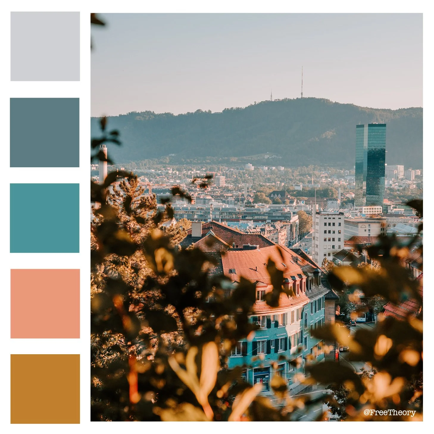 Zürich, Switzerland Color Palette