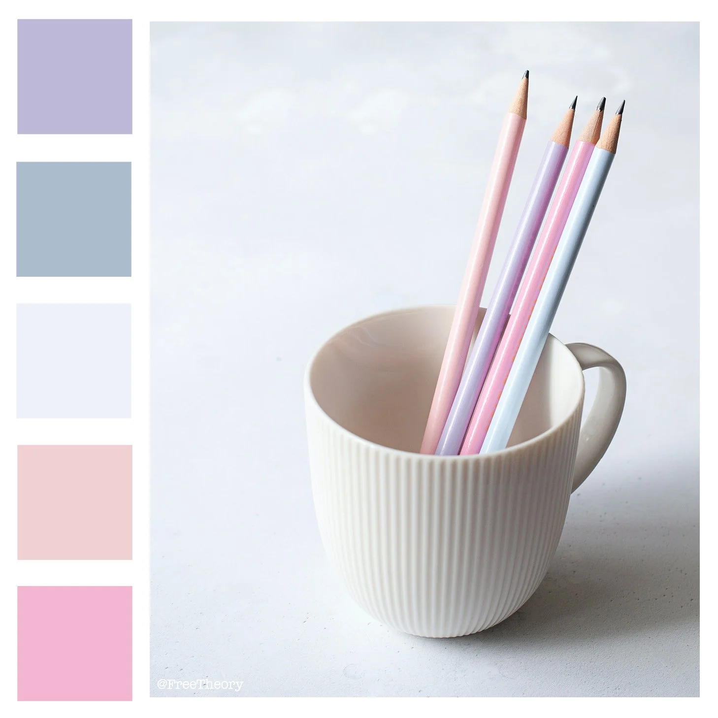 Pastel Pencils Color Palette