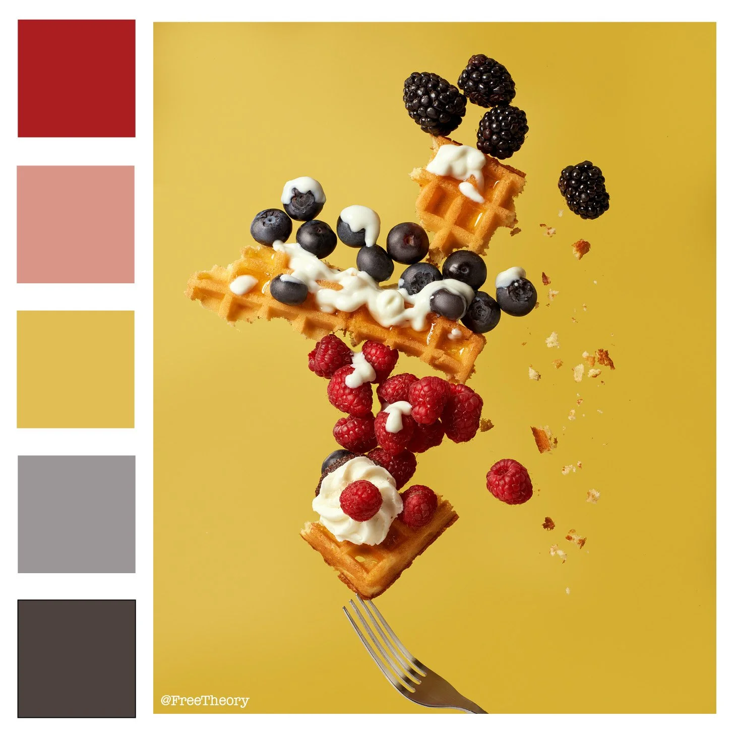 Berries and Waffles Color Palette