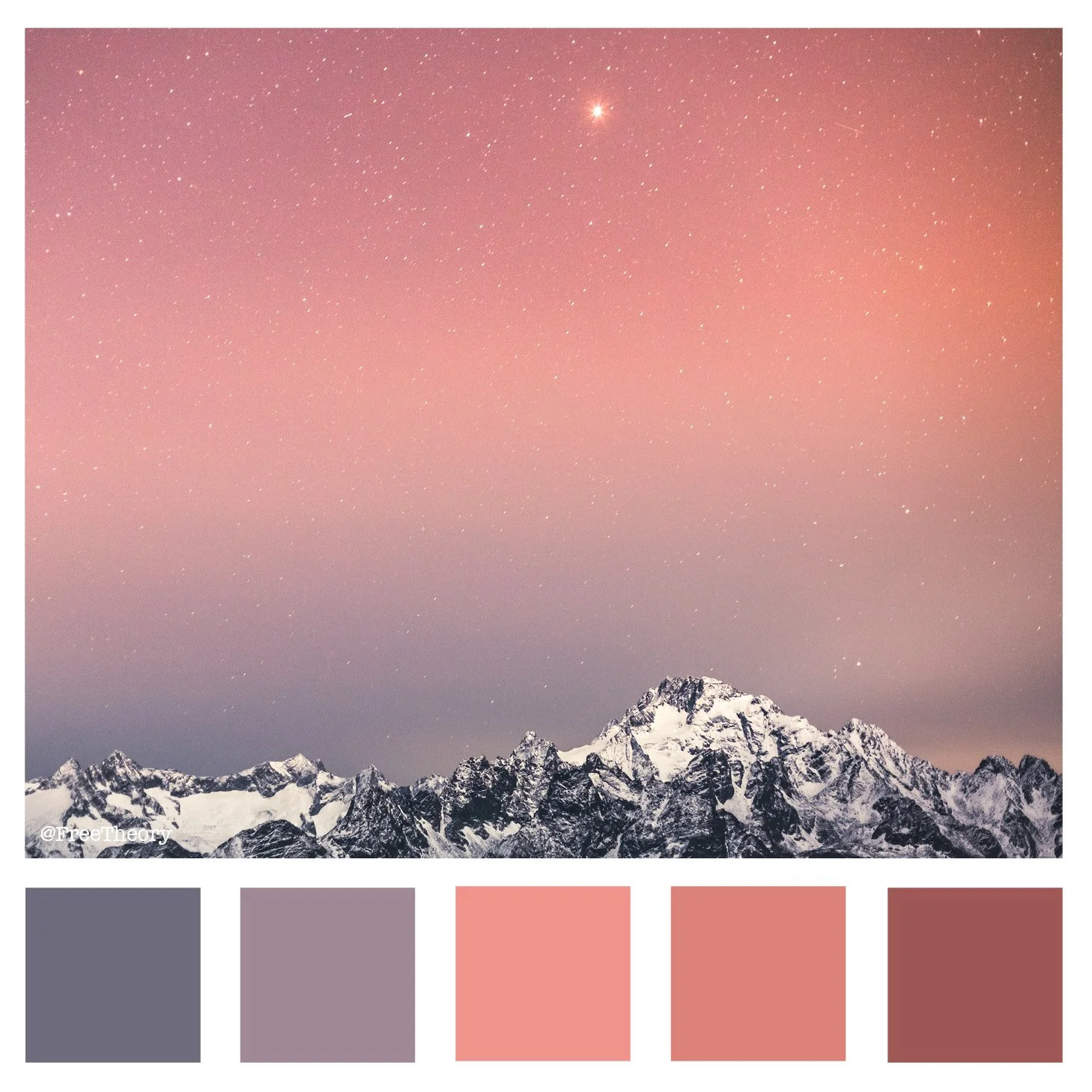 Star Filled Night Color Palette
