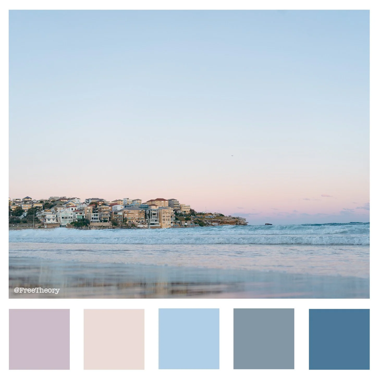 Bondi Beach NSW, Australia Color Palette 