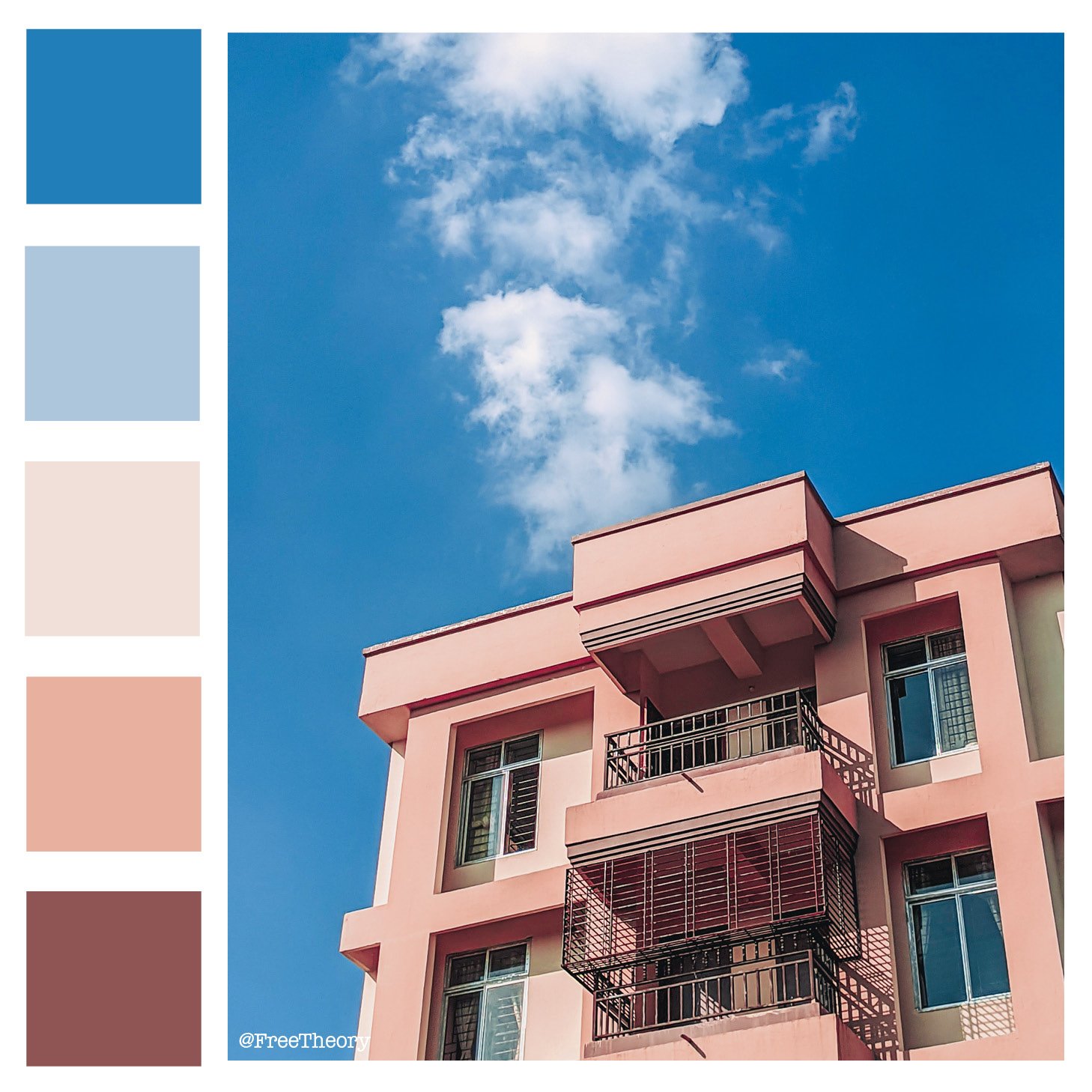 Pink - Blue Color Palette