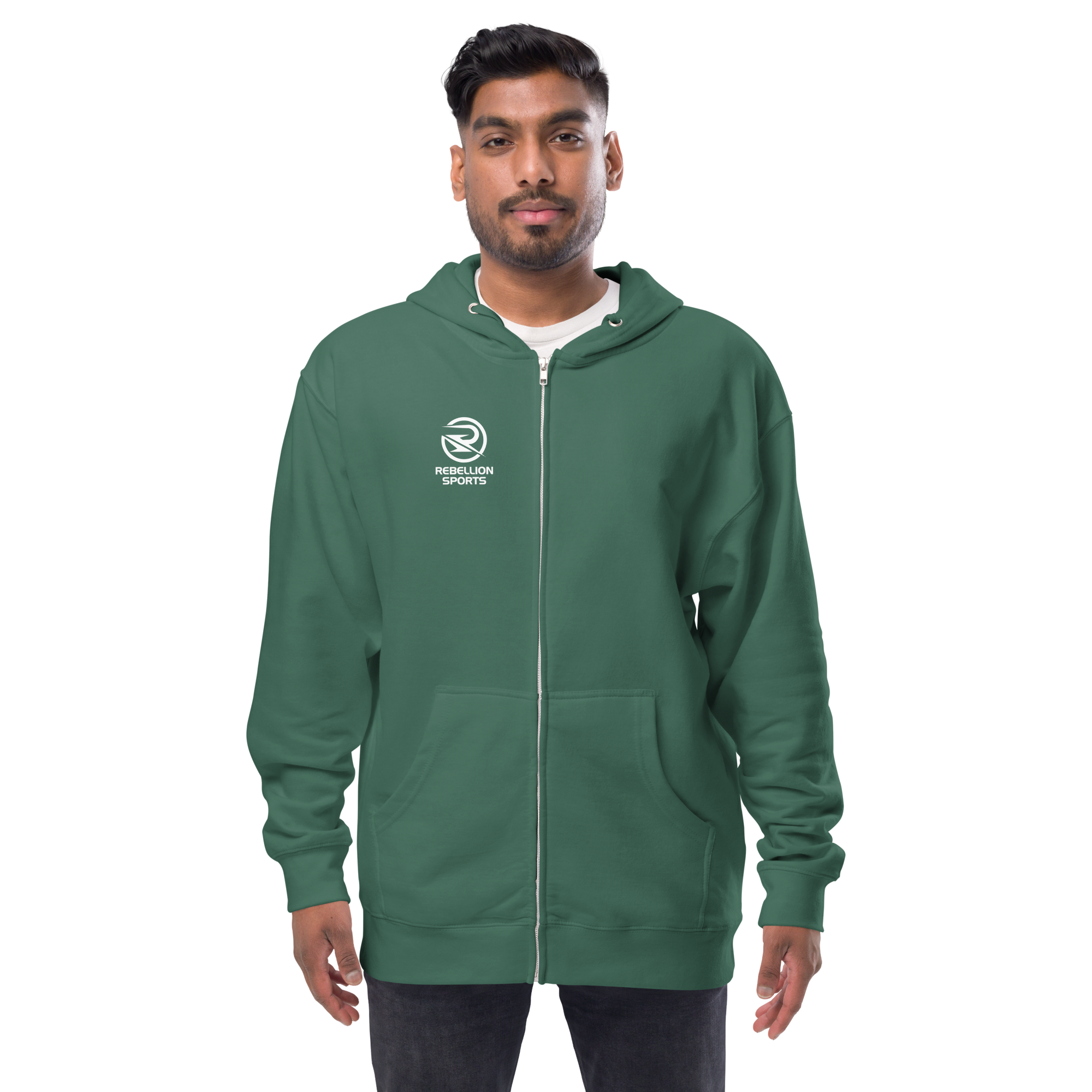 unisex-fleece-zip-up-hoodie-alpine-green-front-6700472a9a5c3.png
