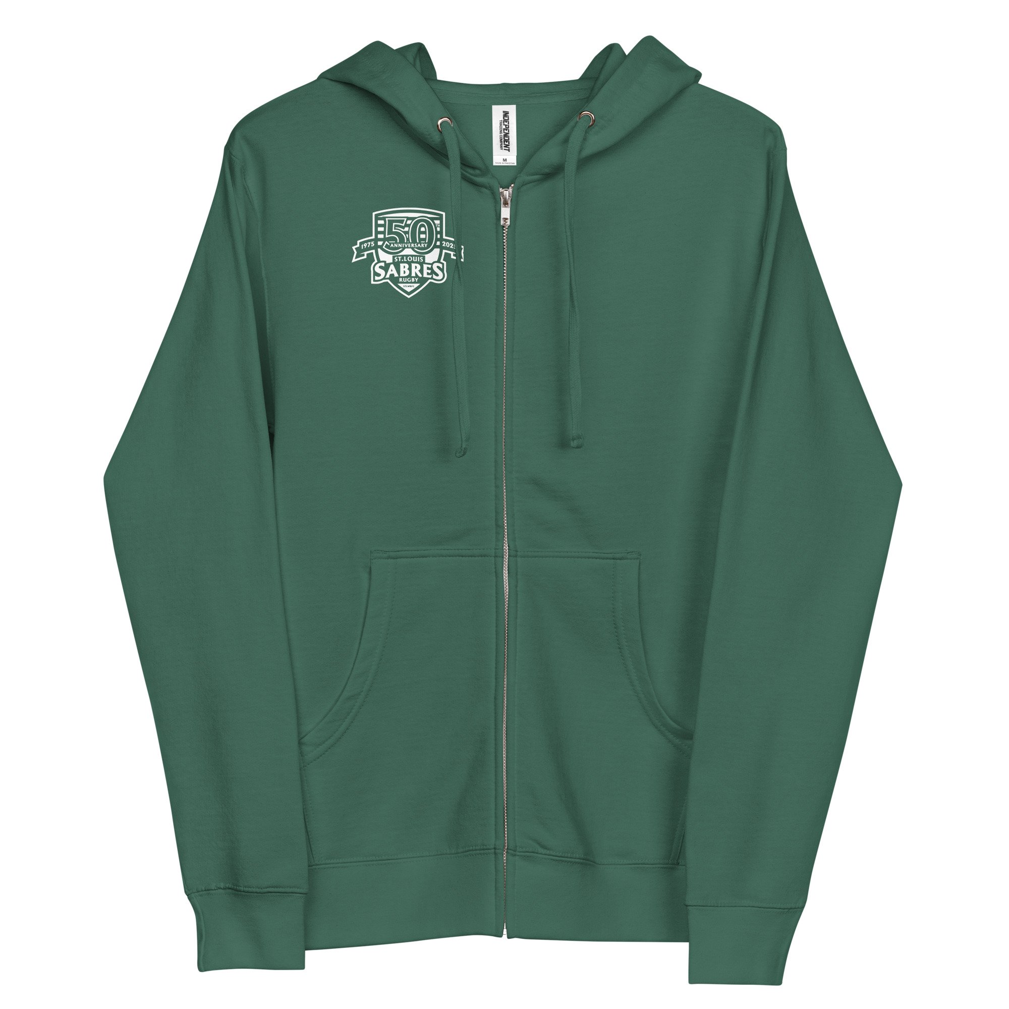 unisex-fleece-zip-up-hoodie-alpine-green-front-68656bf43ae15.jpg