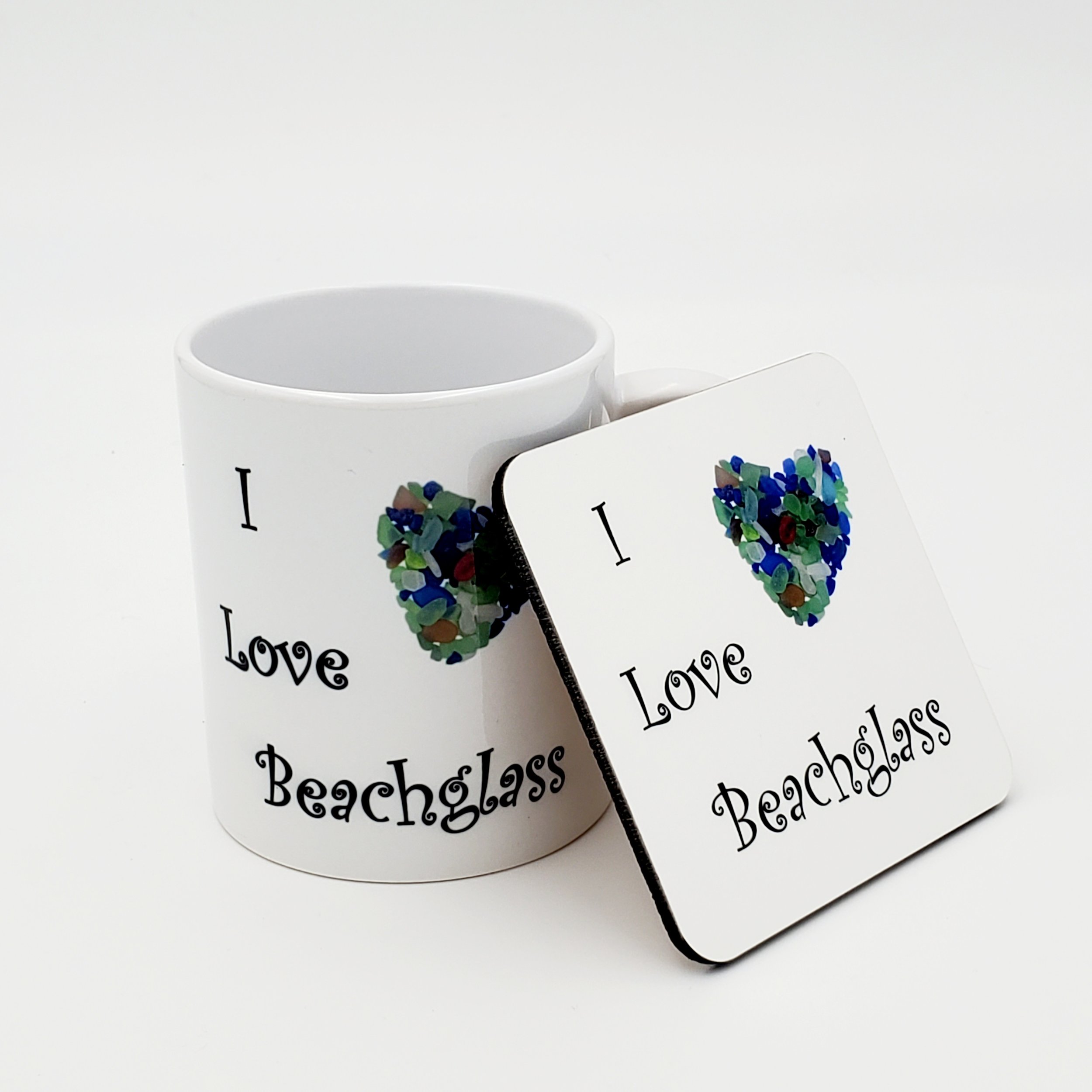 Acorn Beach Glass-Mug and Coaster Sets