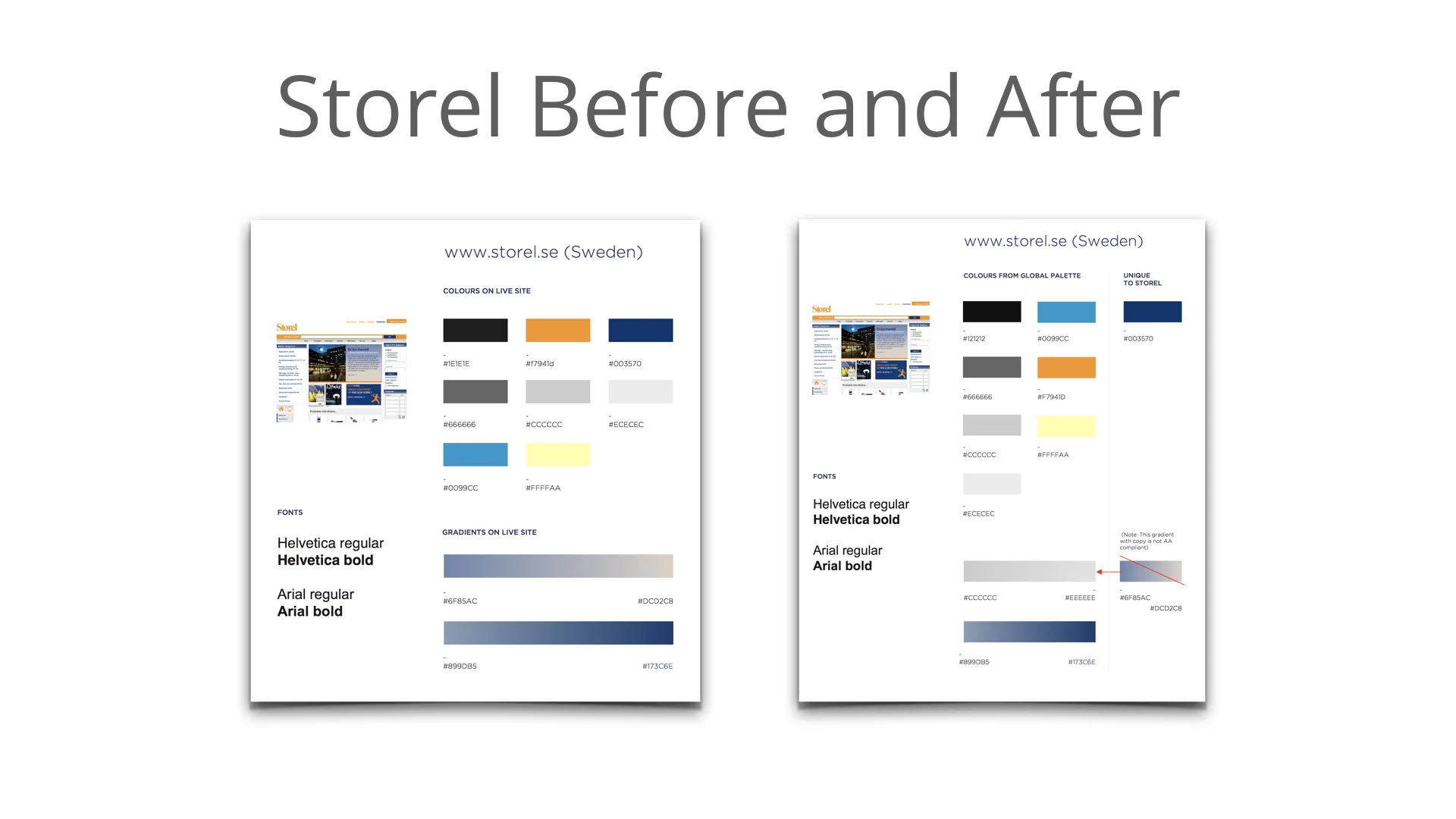  In the example above, one of Rexel's brands, Storel, was able to use nearly all of Rexel's brand colors while retaining a few colors unique to their brand. &nbsp;By absorbing some of Rexel's brand colors and using a complementary secondary palette, 
