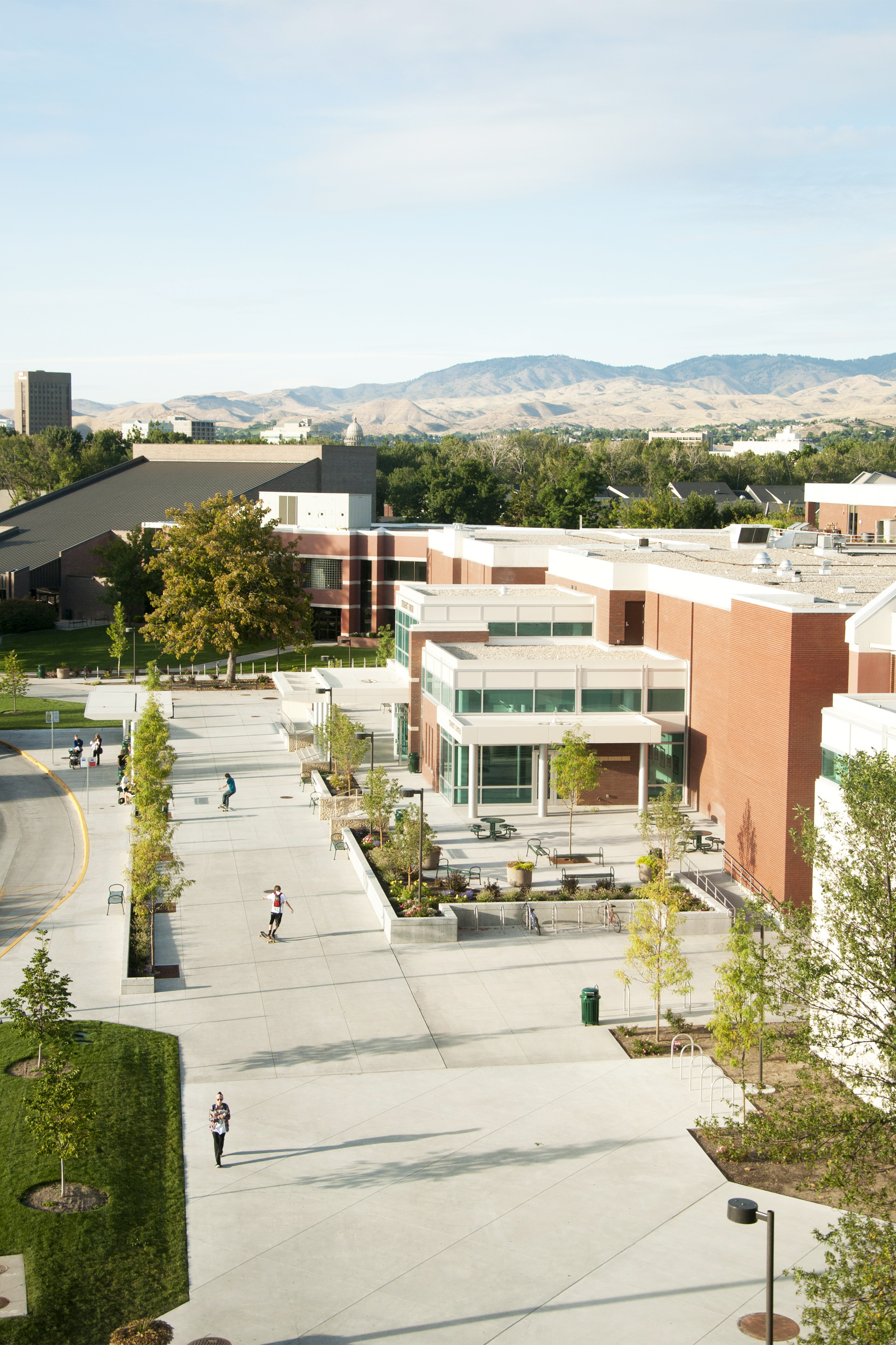Aerial picture of transit center