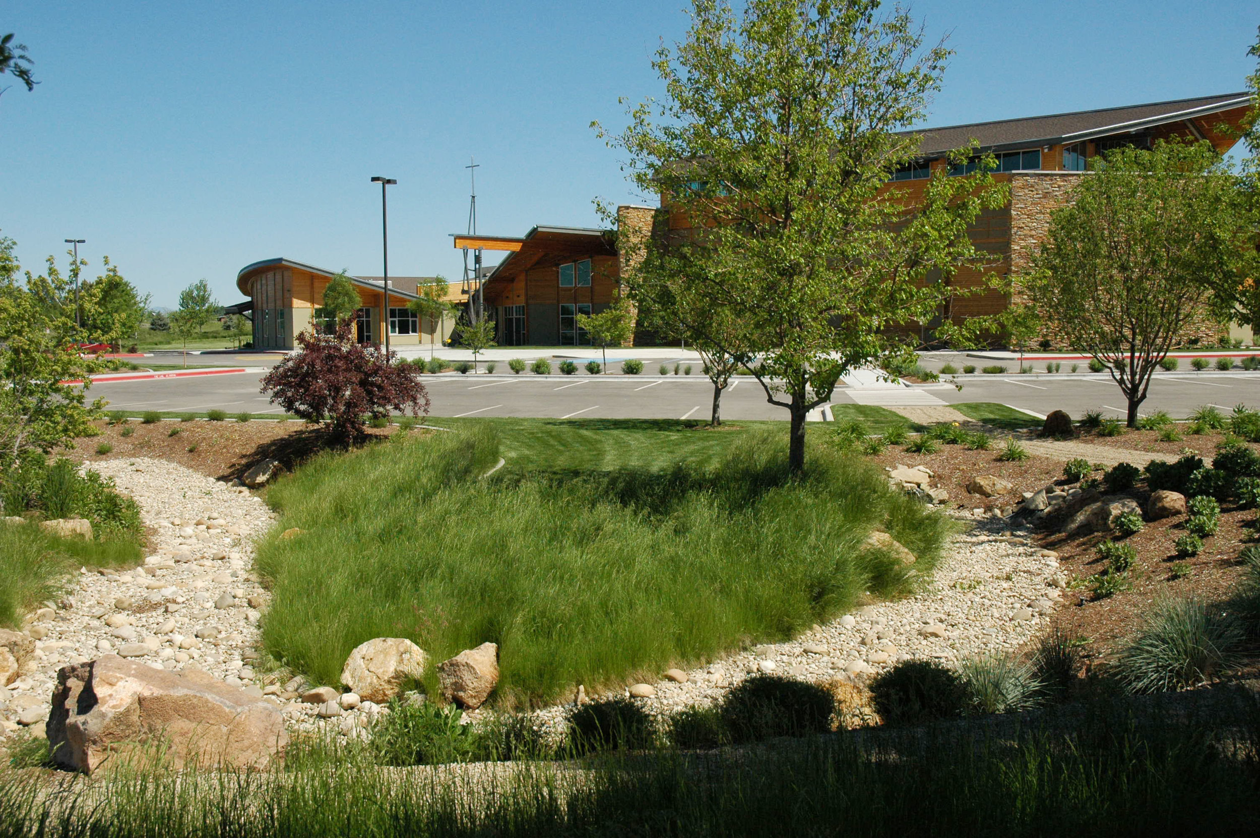 dry stream bed