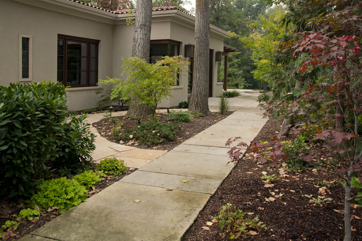 pathway to backyard