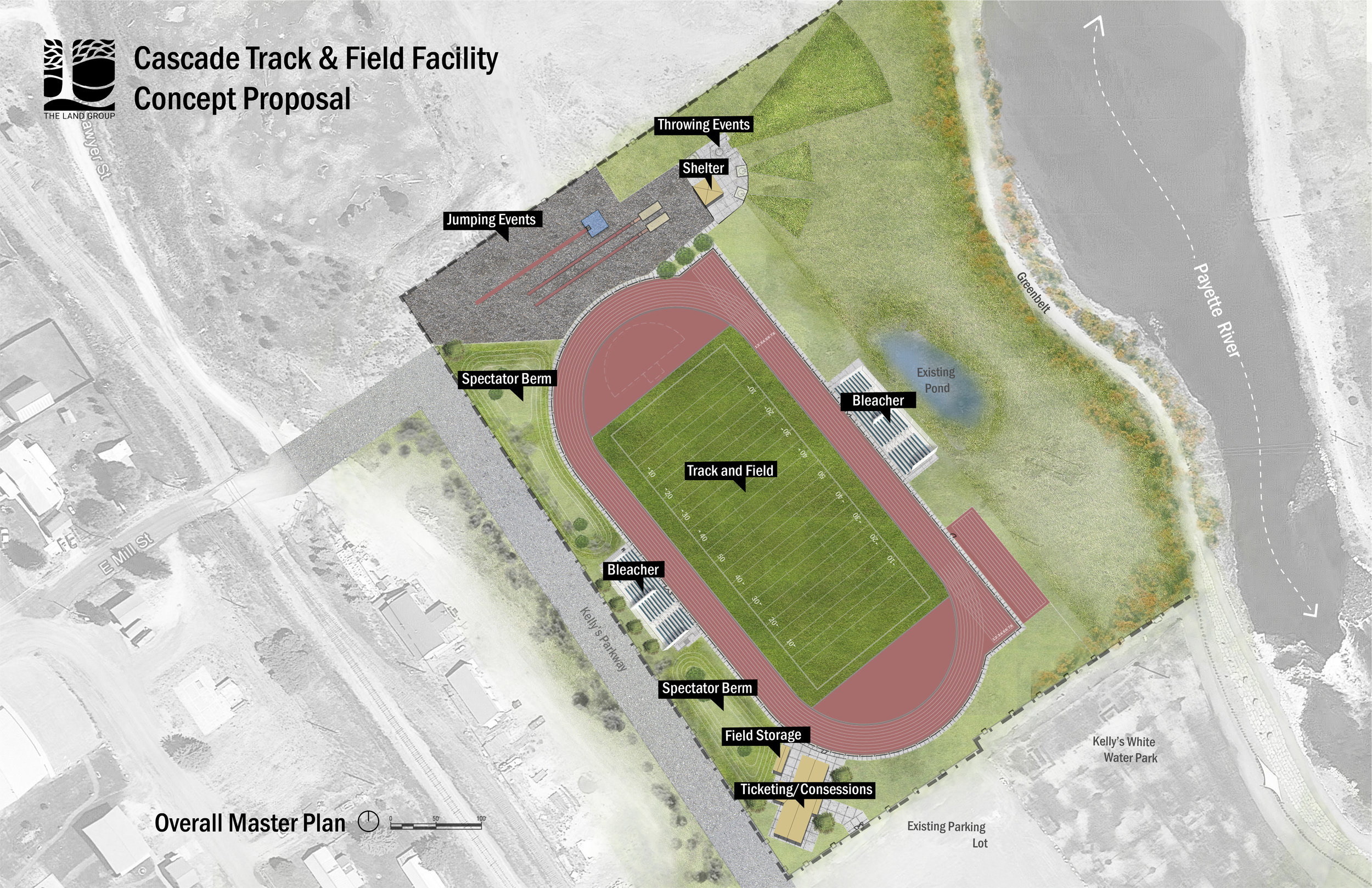 Overall master plan of site